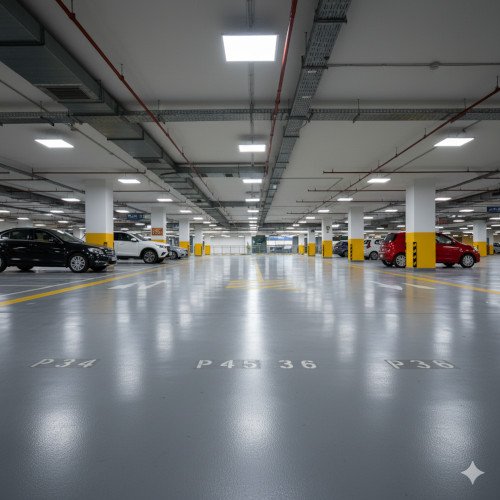 Piso Para Estacionamento De Shopping